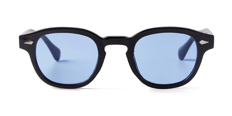 Round Transparent Sunglasses - Obsidian