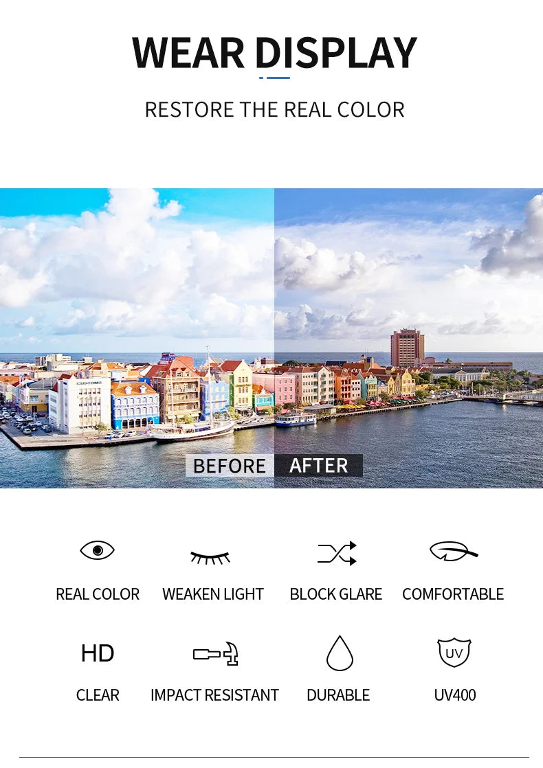 Rectangular Sunglasses - Luminous