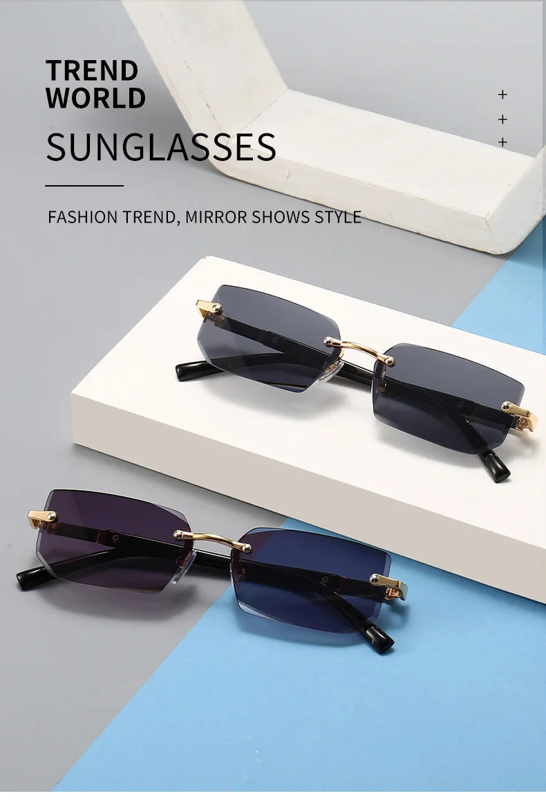 Rectangular Sunglasses - Luminous