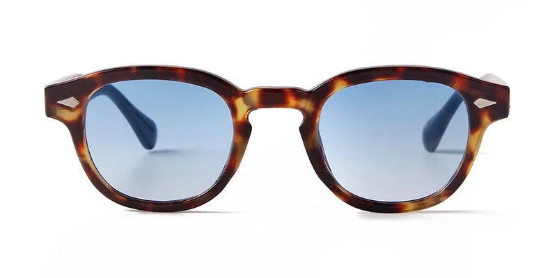 Round Transparent Sunglasses - Obsidian