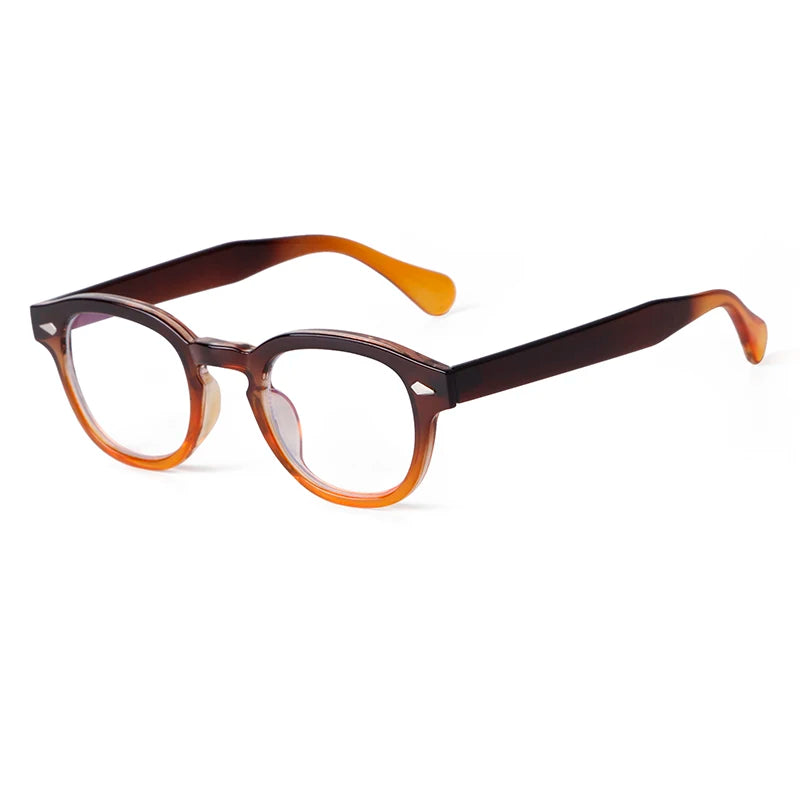 Round Transparent Sunglasses - Obsidian